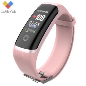 Lerbyee Sport Fitness Tracker M4 Smart Heart Rate Monitor Bracelet Calories Waterproof IP67 Smart Band Fashion Watch for iOS