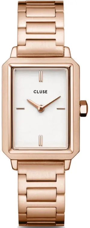 CLU Watch Fluette White Rose Gold