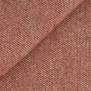 CRANBERRY & Natural Barley Corn Fat Quarter Yard, Felted Wool Fabric