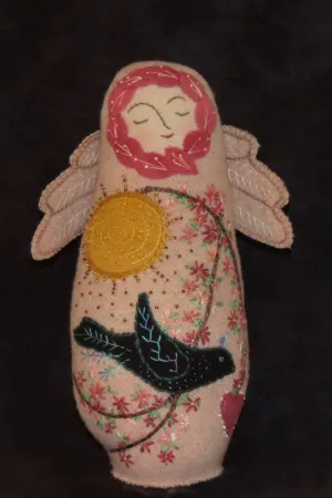 Spring Angel Wool Applique PATTERN